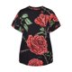 thumbnail image 5 of Moda mujer manga corta 3D cráneo impreso o-cuello Tops camiseta blusa Pompotops hkajfhjk457467, 5 of 7