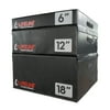 Lifeline Fitness Foam Pylo Box Set of Three: 6", 12", and 18" inch boxes