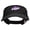 Black, variant on Softball Sport Embroidered Pro Style Cotton Twill Washed Visor - White OSFM