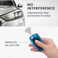 thumbnail image 3 of Car Key Case Compatible with Ford 3-Button - Silicone Car Key Cover - High Gloss Blue Protective Case, 3 of 5