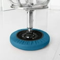 thumbnail image 6 of Round Bar Stool Cover | Waterproof Faux Leather | Elastic Slip-Resistant Seat Protector | Fits 13.78" Chair | Durable Easy Clean | Black Blue Red Brown | 1 Pack, 6 of 6