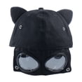thumbnail image 4 of Bonitas gafas con orejas de gato, gorra de béisbol de aviador para niños, gafas de sol de estilo callejero a la moda que combinan con todo, gorra para hombre, 4 of 4
