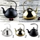 thumbnail image 3 of Toystoory Hervidor de té y café de acero inoxidable de 2 l cuello de cisne fino sobre café plateado Type2 NO2, 3 of 6