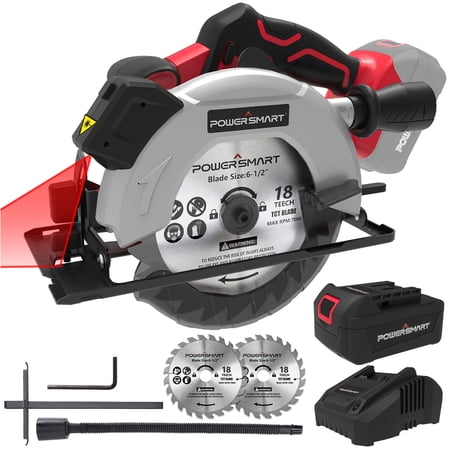 PowerSmart 20V Cordless 6-1/2 inch Circular Saw PS76130A