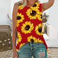 thumbnail image 1 of Mode Femmes Impression Casual V-Cou Manches Courtes T-shirt Manches Courtes Tops Floral Print Femmes Tops Femmes Manches Courtes Tops Femmes Tops, 1 of 4