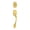 Gold, variant on Kwikset 687BWLIP-15S Belleview Handleset in Satin Nickel