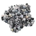 thumbnail image 1 of Kit para hacer joyas, accesorios de joyería DIY, pulsera DIY, cuentas de vidrio mixtas de 30 g Negro, 1 of 9