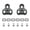 Grey, variant on 1pair Versatiles Road Bike Cleats Clip Easyly Install Bicycles Cleats Clip for Precise Foot Positioning