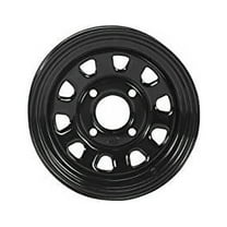 4/110 ITP Steel Wheel 14x7 5.0   2.0 Black For Bombardier Traxter 500 4x4 1999-2005