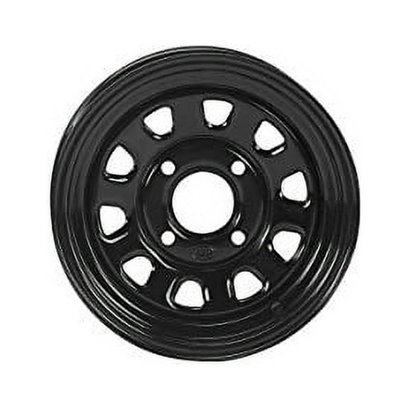 4/110 ITP Steel Wheel 14x7 5.0   2.0 Black For Bombardier Traxter 500 4x4 1999-2005
