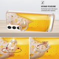 thumbnail image 3 of Funda para Samsung Galaxy S23+ 5g con galvanoplastia de doble cara IMD y soporte para anillo (sonrisa), 3 of 5
