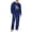 Blue, variant on EANJE Men's Halloween 2 Piece Pajama Set Funny Mummy Cartoon Print Casual Long Sleeve Top & Long Pant Holiday Gift Soft Daily Sleepwear Suit Beige M