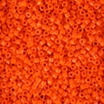 thumbnail image 2 of Miyuki Delica Seed Beads – Size 11/0 (1.6 mm), DB0722, Opaque Orange, 7.2g, Approx. 1440 Beads, 2 of 7