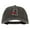 Black, variant on Mississippi with Map Outline Embroidered Washed Cotton Twill Cap - Black OSFM