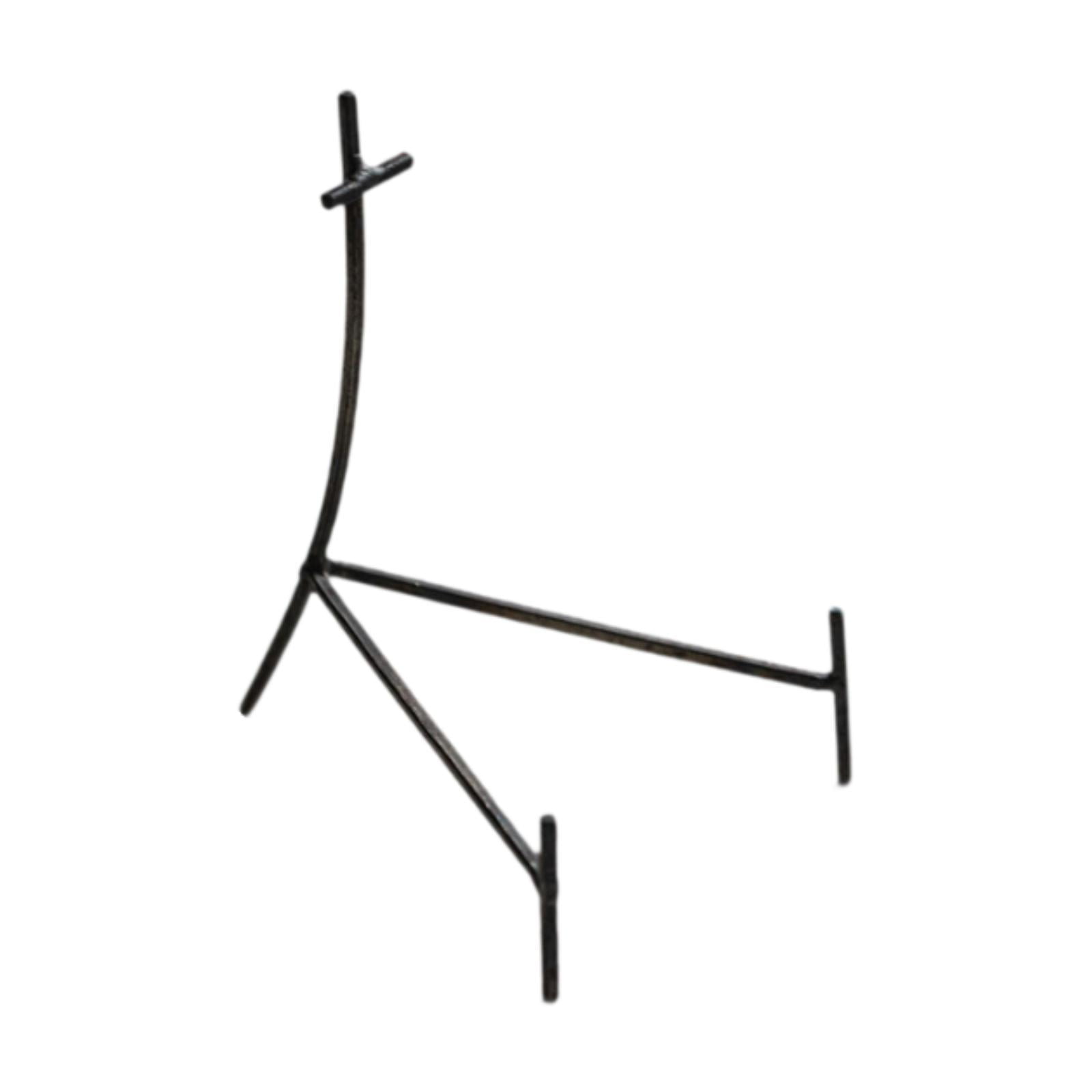 Esquirla Plate Display Stand Easel Stand Decorative Platters Bowl Stand Storage Rack Photo Display Stand Tabletop Shelf Stand for Desk 14x14.7x19cm