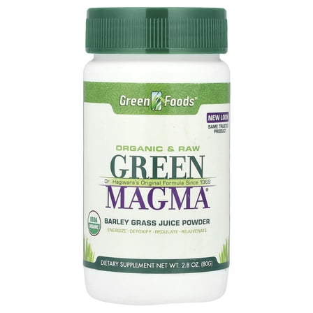 Green Foods Green Magma, Barley Grass Juice Powder, 2.8 oz