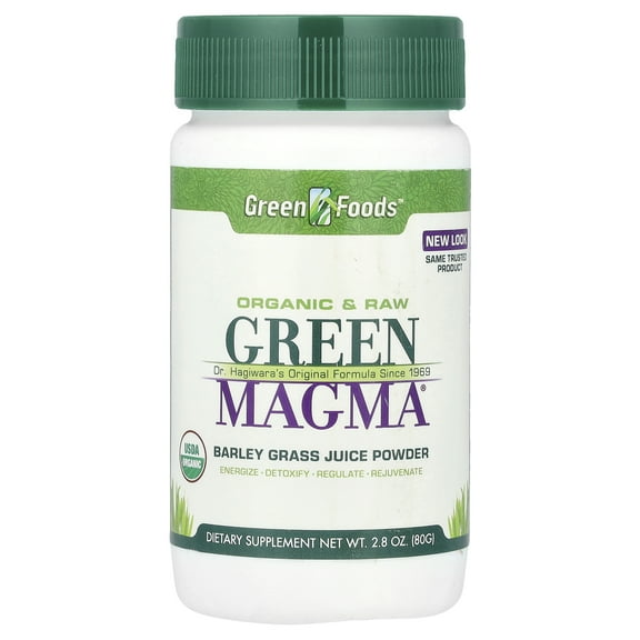 Green Foods Green Magma, Barley Grass Juice Powder, 2.8 oz