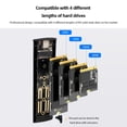 thumbnail image 1 of Adaptador SSD externo M.2 a USB tipo C 3.1 M/B/(B+M) Clave NVME/NGFF Protocolo dual Ndcxsfigh  Para estrenar, 1 of 9