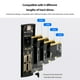 thumbnail image 2 of Adaptador de carcasa externa para SSD Jixopn M.2, tipo C, 3.1", carcasa para HDD móvil, 5/10 Gbps, aleación de aluminio para SSD 2230/2242/2260/2280, 2 of 8