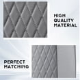 thumbnail image 4 of Coverado Front Car Seat Covers, Premium Leather Seat Protectors, Classic Auto Interior Cushions Universal Fit for Most Cars, SUVs and Trucks, Gray, 4 of 8