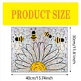 thumbnail image 4 of 3X Adorable Pegatina de Vidrio Estilo Abejas, Calcomanías para Ventanas de Abejas, Calcomanías para Vidrieras de Girasol, Calcomanías para Ventanas de Girasoles, 4 of 5