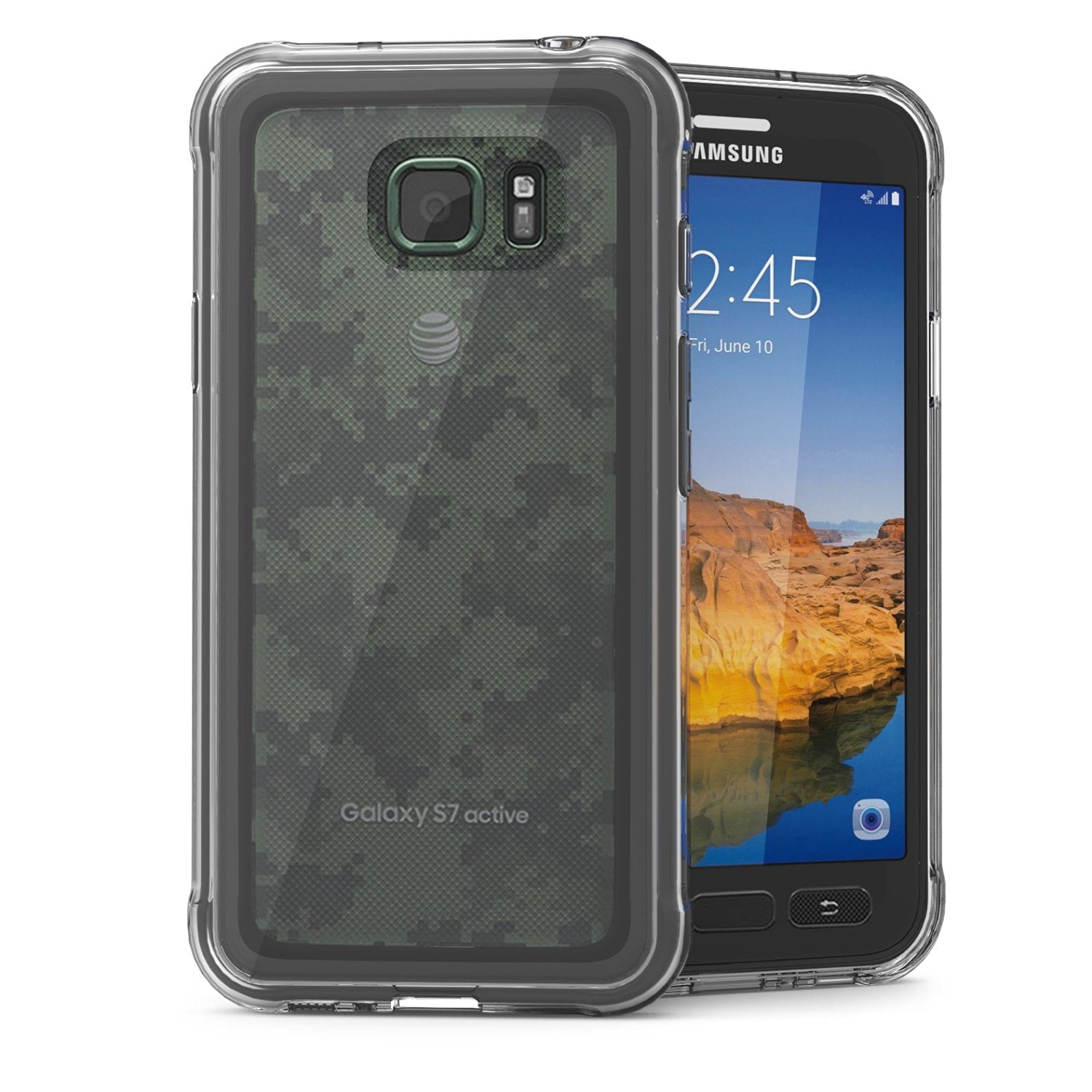 BUDDIBOX Galaxy S7 ACTIVE Case Clear Phone Cover for ...