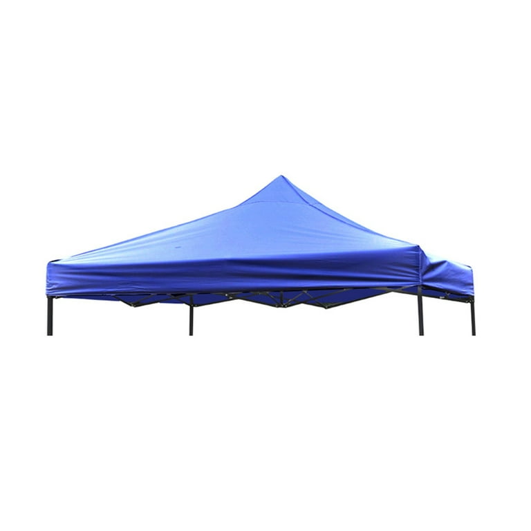 9.6' x 9.6' Square Replacement Canopy Gazebo Top Assorted Colors By Trademark  Innovations (Blue) 