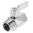 thumbnail image 4 of 1Pcs Rv Hot Water Drain Valve Silver Mini Ball Valve for RVs 2.36X1.57X0.98in Leak Prevention, 4 of 8