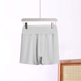 thumbnail image 3 of Bixock Women Pajamas Shorts Loungewear Shorts Sleep Shorts Elastic High Waist Soft Stretchy Daily Indoor Homewear Sleepwear Base Layer Trousers Women Clothings, 3 of 5