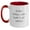 White/Red, variant on Funny Quote Payroll Clerk Gifts from Friends - Two Tone Coffee Mug for Payroll Clerks Men Women - Christmas Unique Gifts