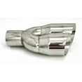 thumbnail image 6 of Exhaust Tip 3.00" Inlet 4.00" Outlet 13.00" long WDWDRS40013-300-HP-SS Dual Round Slant Polished 304 Stainless Wesdon Exhaust Tip, 6 of 11