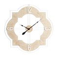 thumbnail image 2 of DecMode 35 In. Brown Farmhouse Wall Clock, 2 of 10