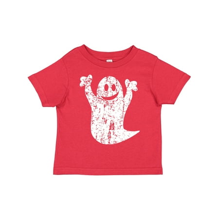 

Inktastic Halloween Cute White Grunge Ghost Gift Toddler Boy or Toddler Girl T-Shirt