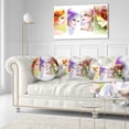 thumbnail image 3 of Designart Colorful Women Face Collage - Abstract Portrait Throw Pillow - 12x20, 3 of 5