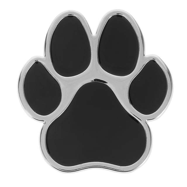 Chic 3D PAW CAR DECAL DE COCHE FOTARIA PEQUEÑA ETIQUETA DE METÁLICO ETIQUETA CREATIVA DE LA PAW PARA AUTO