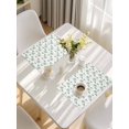 thumbnail image 5 of Summer Botanical Placemats Set of 6, Green Spring Floral Birds Watercolor Placemats for Dining Table, Place Mats for Kitchen Tabletop, Waterproof Wipeable Dining Table Mats Set, 5 of 9