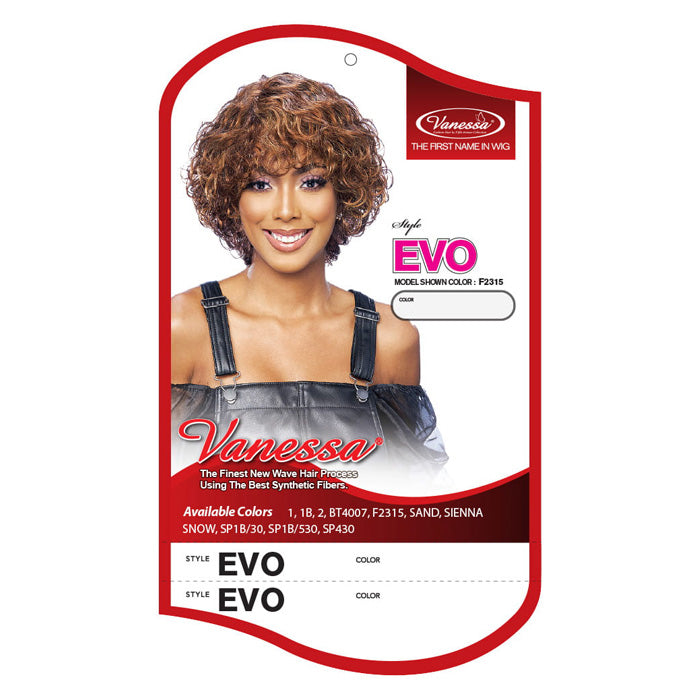 Vanessa Synthetic Finest New Wave Hair Full Wig - EVO