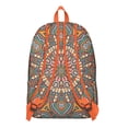 thumbnail image 3 of Extra Large Boho Mandala Floral Backpack, Big Capacity Bookbag for College School with Laptop Compartment, Travel Daypack, Excellent Gift Idea, 3 of 5