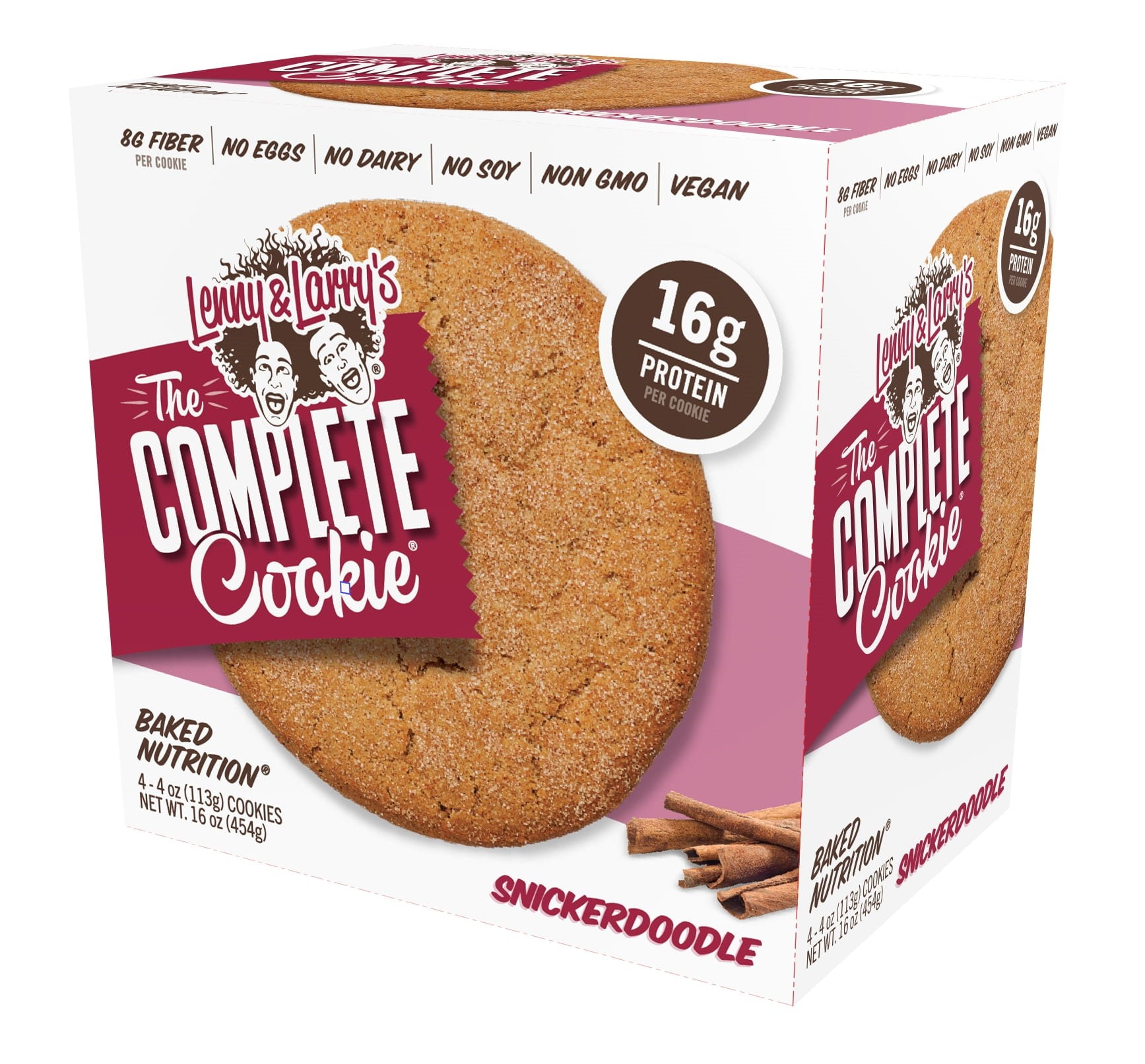 Lenny & Larry's The Complete Cookie, Snickerdoodle 8 pack Walmart
