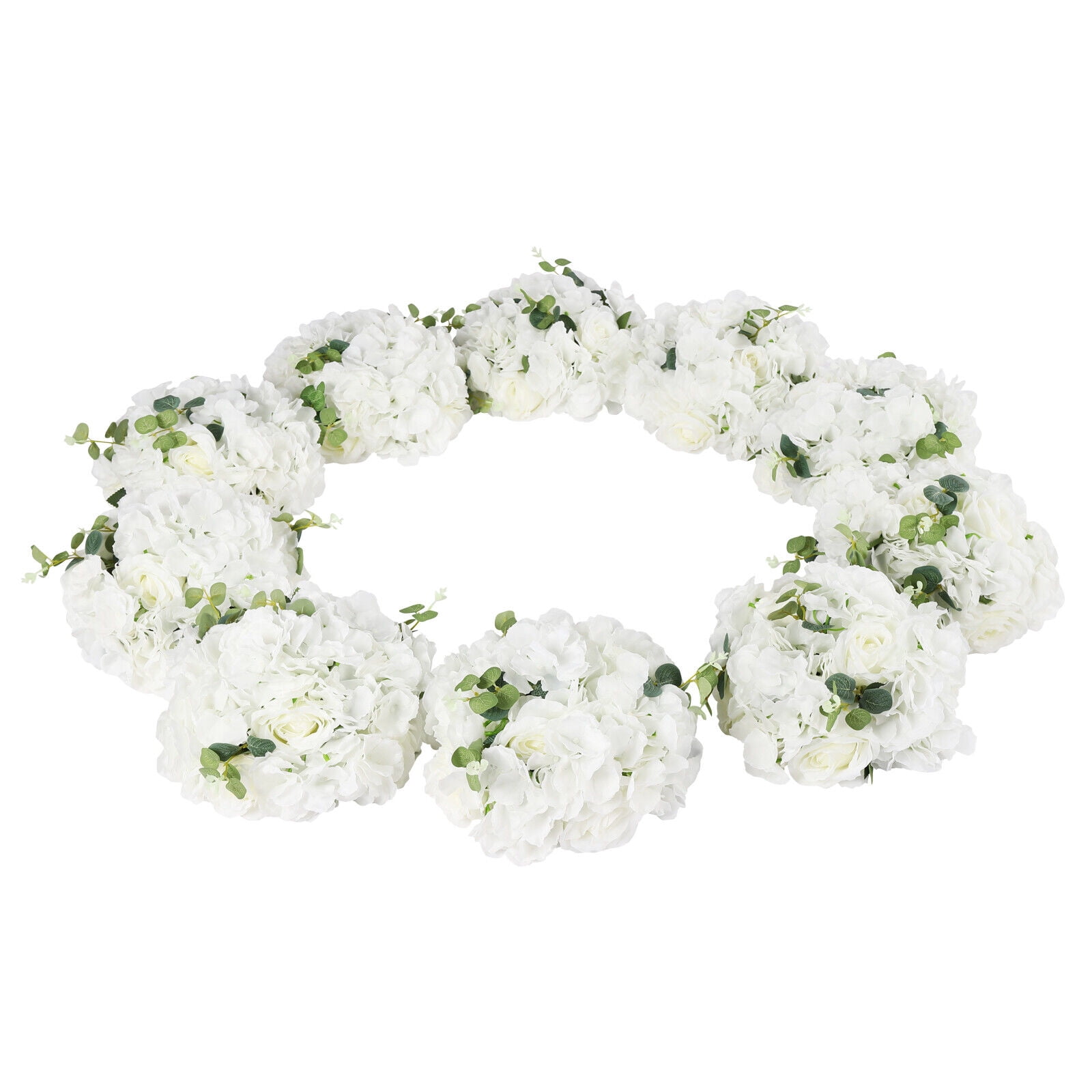10-pack Artificial Flowers Arrangements Artificial Flower Bouquets Wedding Flower Balls for Centerpieces Decor