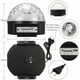thumbnail image 2 of Familia de luz de escenario LED Luz de atmósfera KTV RGB bola mágica colorida control de sonido luz de bola mágica de cristal bluetooth seis colores (Bluetooth + tarjeta) bola mágica grande (con disco U) ER, 2 of 5