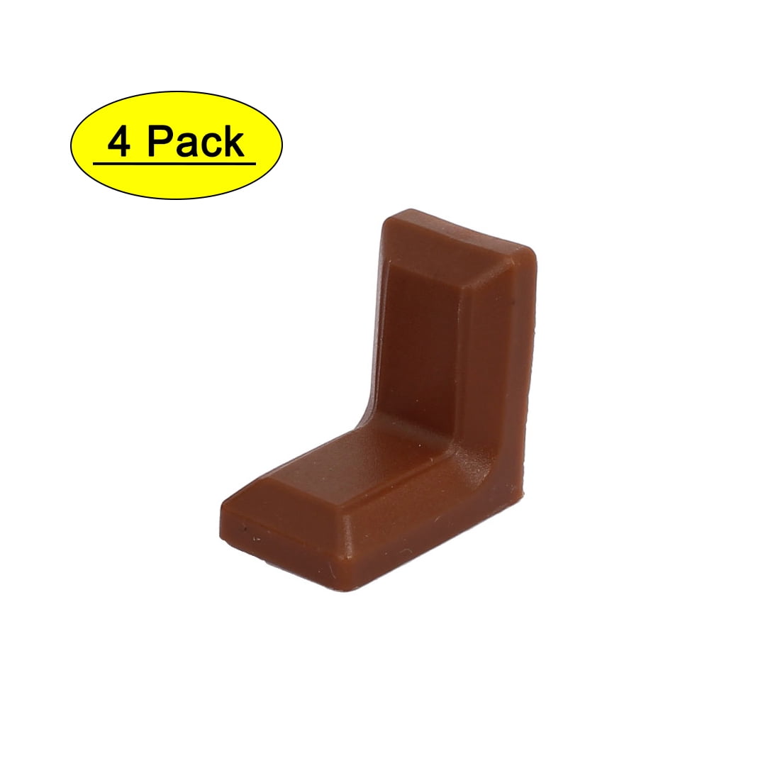 28mmx17mmx28mm Plastic L Shaped Cover Right Angle Corner Brace Brackets