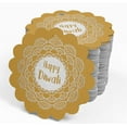 thumbnail image 4 of Inkdotpot Real Silver Foil Happy Diwali Tags Favor Hang Paper Tags 100 Pieces, 4 of 6
