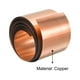 thumbnail image 3 of Cobre Delgada Lámina Rollo Hoja, 0.2x50x1000mm Puro Cobre Lámina Hoja Rollo Cobre Tira para Artesanías, Eléctricas Reparaciones, Puesta a Tierra, 3 of 5