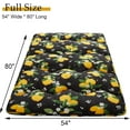 thumbnail image 2 of AOILE Japanese Futon Mattress, Foldable Tatami Floor Bed, Twin/Full Size, Thick Foam, Lemon Pattern, 2 of 6