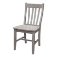 thumbnail image 1 of International Concepts C09-61P Cafe Dining Chair  Washed Gray Taupe - Set of 2, 1 of 1