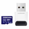 thumbnail image 1 of Tarjeta de memoria SAMSUNG PRO Plus microSD 512GB con lector, 1 of 9
