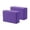 Purple, variant on 2 Pack Non‑ Matte EVA Yoga Blocks Durable Non‑Deformable Foam Yoga Brick for Yoga Stretching Balance Support Training