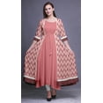 thumbnail image 2 of Bimba Robe Anarkali Imprimée pour Femmes Kurti Évasée Longue Style Chic Kurta Ethnique, 2 of 6