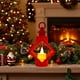 thumbnail image 1 of Faroles Navideños Led Rojos: Candelabros Parpadeantes Sin Llama con Diseño de Copo de Nieve para Decoración Navideña de Interior y Exterior. Funcionan con Pilas para Repisas y Repisas de Ventanas., 1 of 6